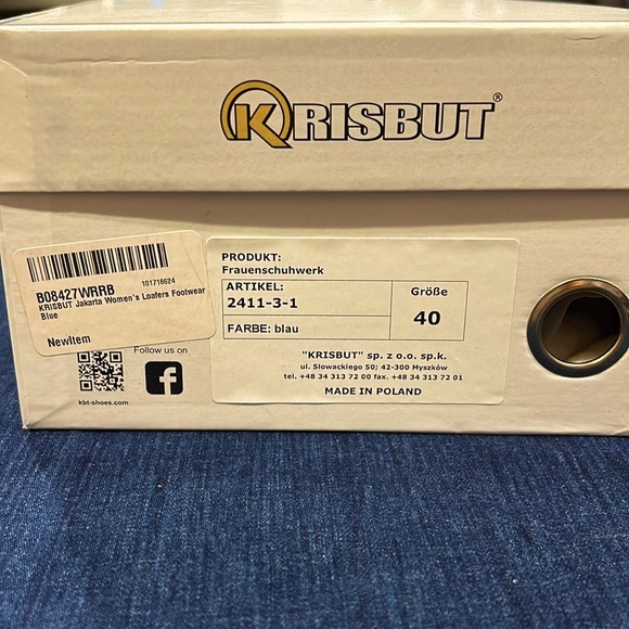 Blue Shoes Size 9, Krisbut Jakarta Brand - Picture 2 of 6